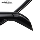 BUFEETERS Pure Black Garnish Frame Front Grille Cover Trim Fit For 2020 2021 2022 Toyota Highlander