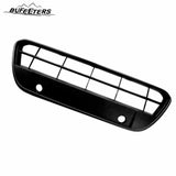 BUFEETERS Front Bumper Lower Grille Fit For 2010 2011 2013 Ford Transit Connect,Horizontal Billet Style,Matte Dark Gray&Black