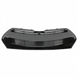 BUFEETERS  Front Bumper Upper & Lower Grille Fit For Toyota Corolla L LE XLE CE 2017 2018 2019,Factory Style,Gloss Black