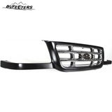 Front Bumper Upper Grille Fit For 2001 2002 2003 Ford Ranger,Mesh Style,Chrome&Black