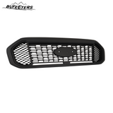 BUFEETERS Front Bumper Upper Grille Fit For 2019 2020 2021 2022 2023 Ford Ranger,Honeycomb Style,Matte Black
