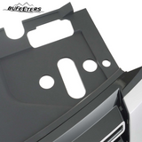 BUFEETERS Front Bumper Upper Grille Fit For 2023 2024 Land Rover Range Rover Vogue L405,Mesh Style,Chrome&Black
