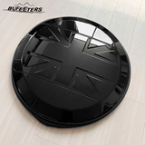 BUFEETERS Rear Spare Tire Cover Fit For 2020 2021 2022 2023 2024 2025 Land Rover Defender 90/110/130 Wheel Cover,Santorini Black&Gloss Black
