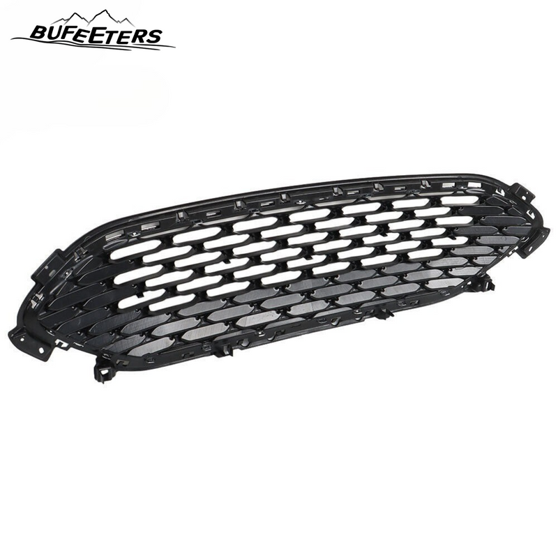 BUFEETERS  Front Bumper Upper Grille W/Chrome Trim Fit For 2020 2021 2022 Ford Escape,Honeycomb Style,Chrome&Gloss Black