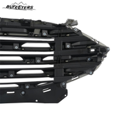 BUFEETERS  Front Bumper Upper Grille Cover W/o Camero Hole Fit For 2019 2020 2021 2022  Ford Edge SE SEL,Mesh Style,Gloss Black