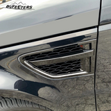 BUFEETERS  Front Grille Air Side Vent Set Fit For 2010 2011 2012 2013 Land Rover Range Rover Sport L320,Honeycomb Style,Gloss Black