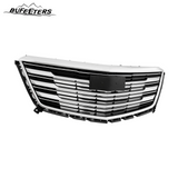 BUFEETERS   Front Bumper Upper Grille Fit For 2016 2017 2018 2019 2020 Cadillac XT5,Horizontal Billet  Style,Chrome&Black