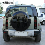 BUFEETERS Rear Spare Tire Cover For 2020 2021 2022 2023 2024 2025 Land Rover Defender  90/110/130 L663 L851 Wheel Cover,Gloss Black