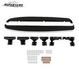 BUFEETERS  Side Step Running Board Nerf Bar Fit For 2006 2007 2008 2009 2010 2011 2012 2013 Land Rover Range Rover Sport,Black&Silver