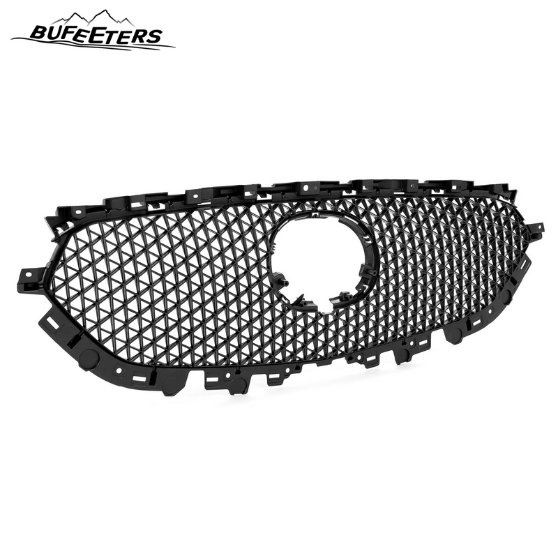 BUFEETERS Front Bumper Mesh Radiator Grille Fit For 2017 2018 2019 2020 2021 Mazda CX-5,Mesh Style,Black