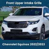 Front Bumper Grill Black W/Chrome Trim Fit For 2022/2023 Chevrolet Equinox Grill