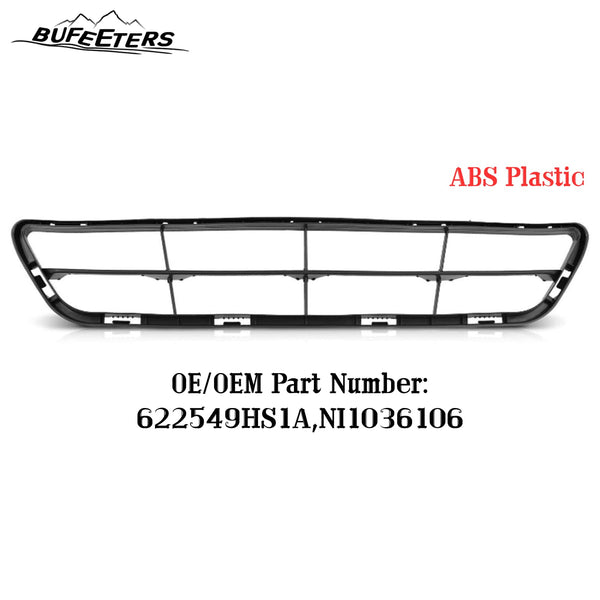 BUFEETERS  Front Bumper Lower Grille Fit For 2016 2017 2018 Nissan Altima Sedan,Mesh Style,Black