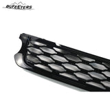 BUFEETERS  Front Bumper Upper Grille Fit For 2014 2015 2016 2017 Land Rover Range Rover Sport L494,Honeycomb Style,Gloss Black
