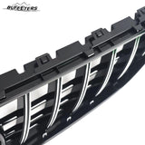 BUFEETERS  Front Upper Grille W/Camera Hole Fit For 2014 2015 2016 2017 2018 2019 2020 Mercedes Benz W217 S63 AMG Pre-/Facelift,GT Style,Chrome&Black