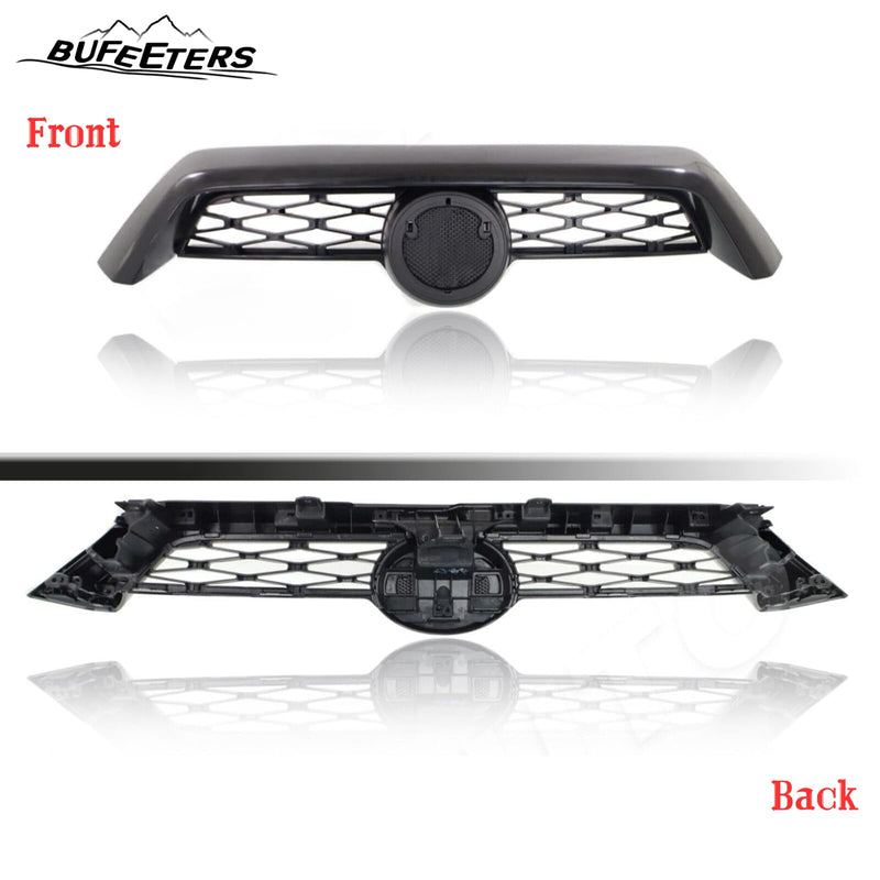 BUFEETERS  Front Bumper Upper Grille Fit For 2014 2015 2016 2017 2018 2019 Toyota 4Runner,Mesh Style,Black