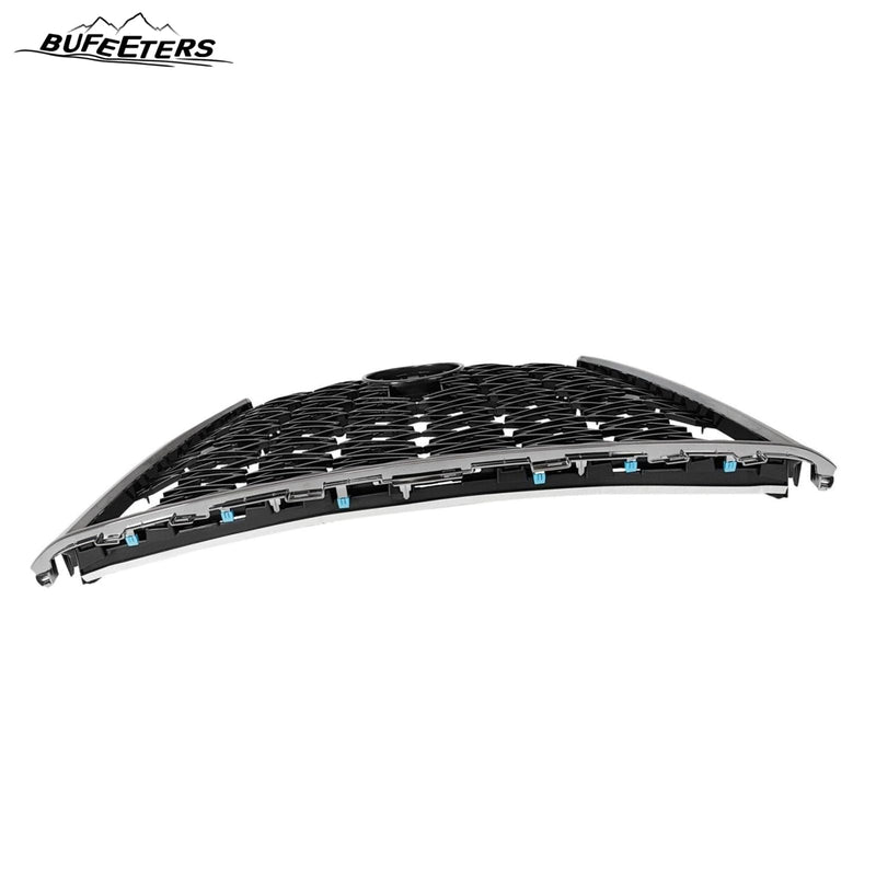 BUFEETERS  Front Bumper Grille Assembly Fit For 2018 2019 Lexus NX300 F Sport,Honeycomb Style,Painted Dark Gray Shell and Insert