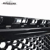 BUFEETERS  Front Upper Grille Grill Assembly Fit For 2018 2019 2020 Ford F-150,Honeycomb Style,Gloss Black