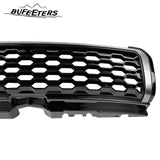 BUFEETERS Front Bumper Upper Grille Fit For 2012 2013 2014 2015 2016 2017 2018 2019 Range Rover Evoque,Gloss Black