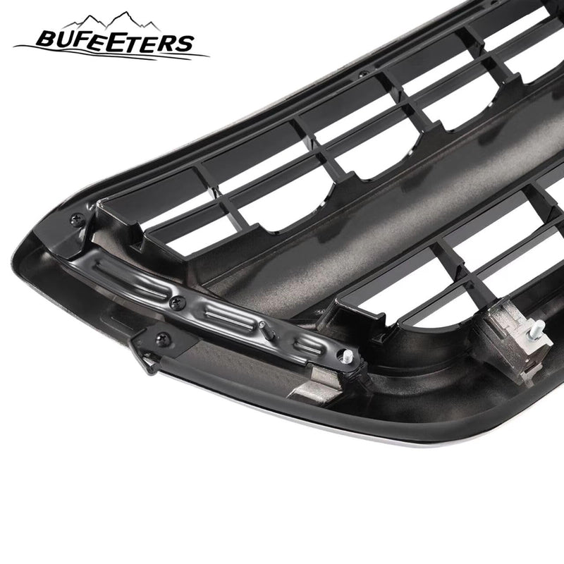 BUFEETERS Front Bumper Upper Grille Grill   Fit For 2006 2007 2008 2009 Toyota 4Runner SR5 Sport Model,Black&Chrome