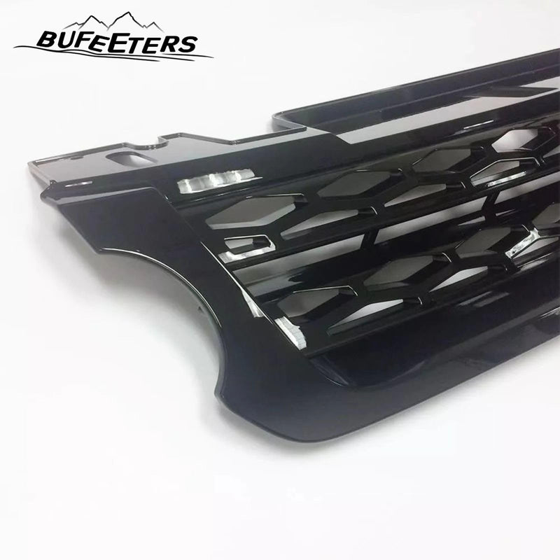 BUFEETERS   Front Upper Grille Fit For 2014 2015 2016 2017 Range Rover Sport,Mesh Style,Gloss Black,LR054767
