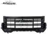 BUFEETERS  Front Bumper Upper Grille Fit For 2020 2021 2022 2023 GMC Acadia SLE SLT,Mesh Style,Gloss Black