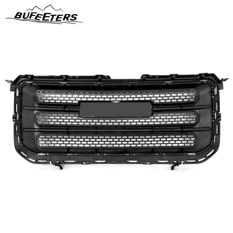 BUFEETERS Front Bumper Upper Chrome Grille Fit For 2013 2014 2015 2016 GMC Acadia SLT,Mesh Style,Chrome& Matte Black
