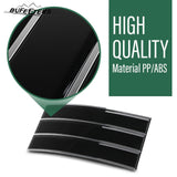 BUFEETERS Door Side Fender Vent Molding Cover Trim Fit For 2013-2022 Land Rover Range Rover Vogue L405,Gloss Black