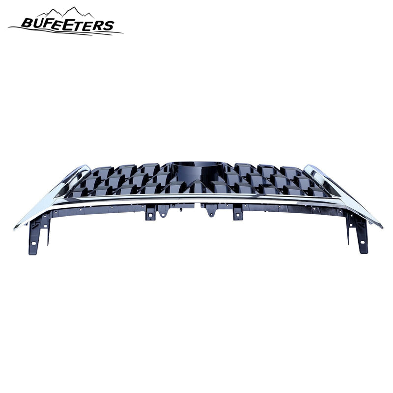 BUFEETERS Front Upper Grille Fit For 2014 2015 2016 2017 2018 2019 2020 2021 2022 LEXUS GX460,Mesh Style,Black W/Chrome Frame