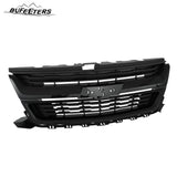 BUFEETERS Front Bumper Upper Grille Fit For 2015 2016 2017 2018 2019 2020 Chevrolet Colorado,Mesh Style,Gloss Black
