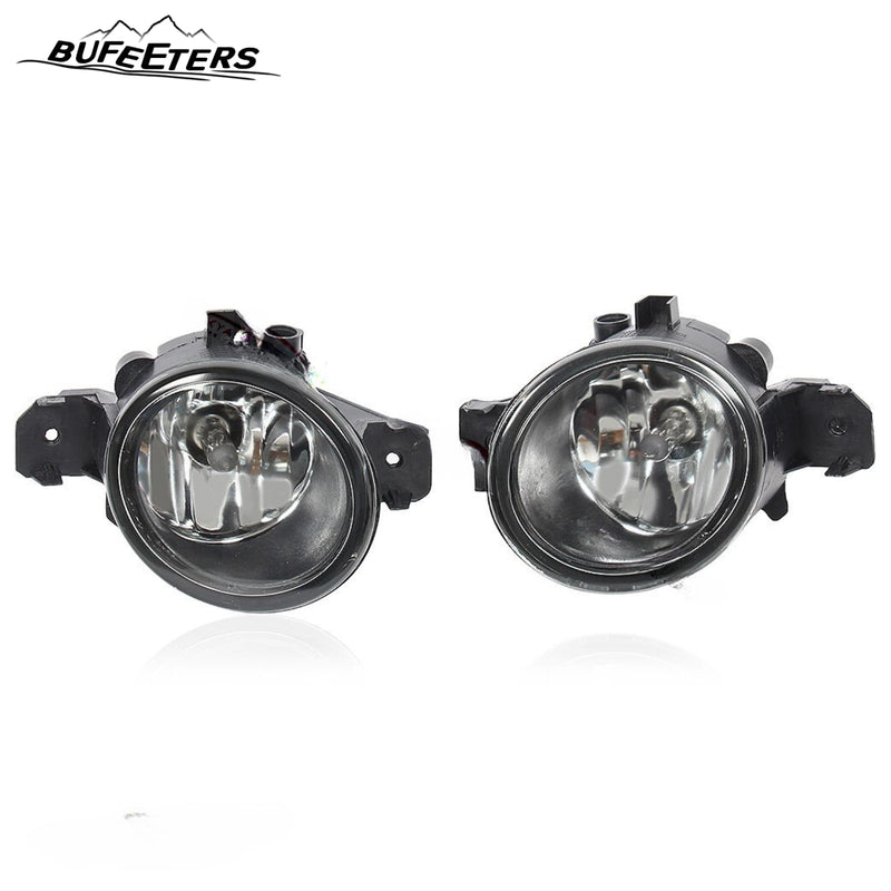 BUFEETERS 5PCS Front Upper and Lower Grille and Fog Light Kit Set Fit For 2014 2015 2016 Nissan Rogue,Honeycomb Style,Chrome&Black