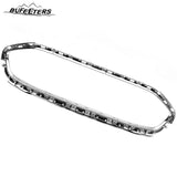 BUFEETERS Front Grille Chrome Trim Molding Fit For 2019 2020 2021 Ford Transit Connect,Chrome&Black