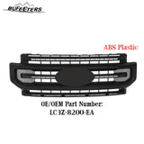 BUFEETERS Front Bumper Upper Grille Fit For 2020 2021 2022 F-250 F-350 Super Duty,Platinum Style,Matte Black