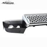 BUFEETERS Front Upper Lower Grille Mesh Assembly Fit For 2007 2008 2009 2010 2011 2012 2013 2014 GMC Yukon/Yukon XL,Denali Style,Chrome&Black