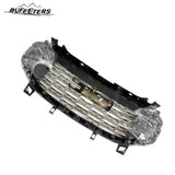 BUFEETERS Front Bumper Upper Grille Fit For 2018 2019 2020 2021 GMC Terrain,Denali Style,Gloss Black