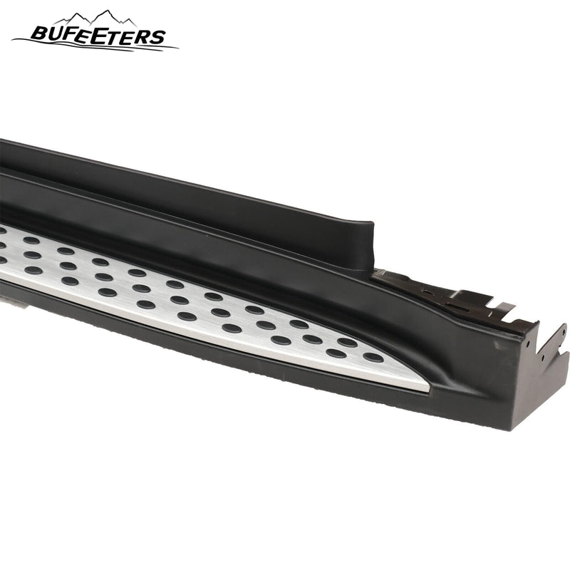 BUFEETERS  Side Step Running Board Nerf Bar Fit For 2006 2007 2008 2009 2010 2011 Mercedes W164 ML350 320 500,Chrome&Silver