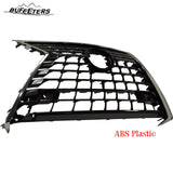 BUFEETERS  Front Bumper Grille Assembly Fit For 2018 2019 Lexus NX300h NX300,Horizontal bar insert Style,Silver Gray Shell and Black Insert
