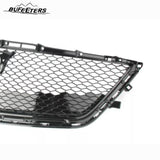 BUFEETERS  Front Mesh Radiator Bumper Upper Grille W/o Camera Hole Fit For 2016 2017 2018 Cadillac CT6,Honeycomb Style,Black