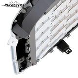 BUFEETERS   Front Upper Grille Mesh Grill Fit For 2015 2016 2017 2018 2019 2020 GMC Yukon/ Yukon XL,Denali Style,Chrome&Silver