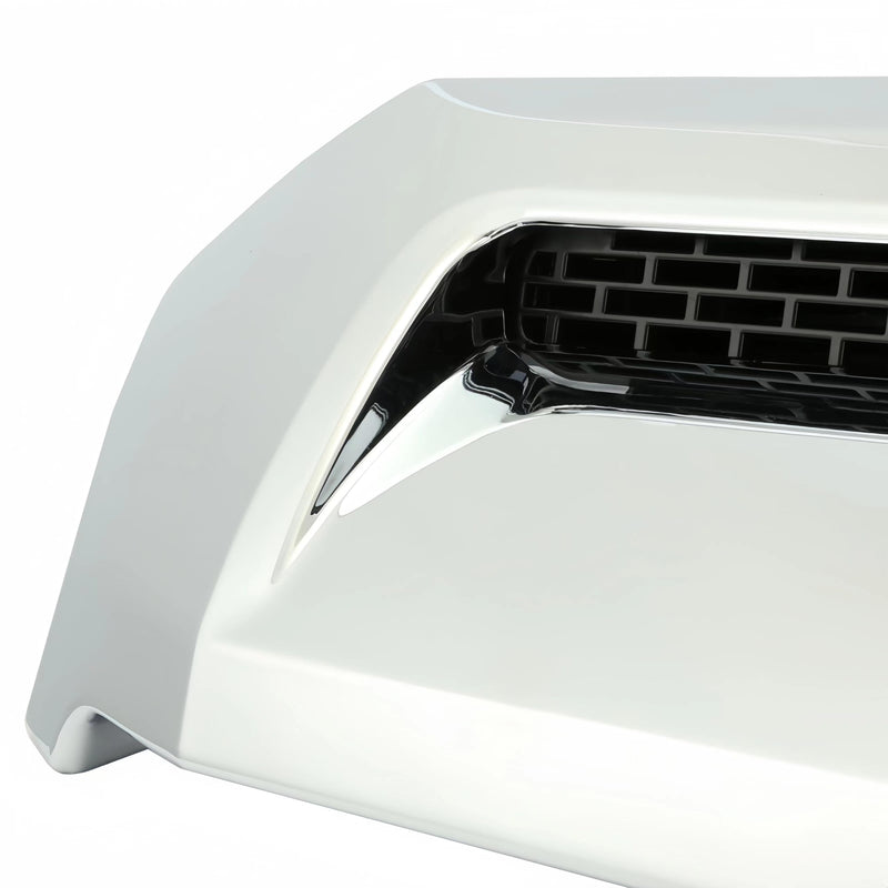 BUFEETERS Front Upper Hood Bulge Molding Chrome Fit For 2014 2015 2016 2017 2018 2019 2020 2021 Toyota Tundra,silver