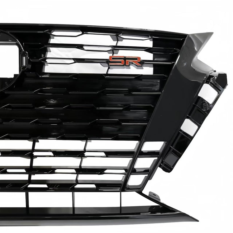 BUFEETERS  Front Bumper Upper Grille Fit For Nissan Altima SR 2023 2024  Black