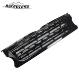 BUFEETERS Front Bumper Upper Grille Fit For 2014 2015 2016 Land Rover LR4 Discovery 4 L319,Mesh Style,Gloss Black