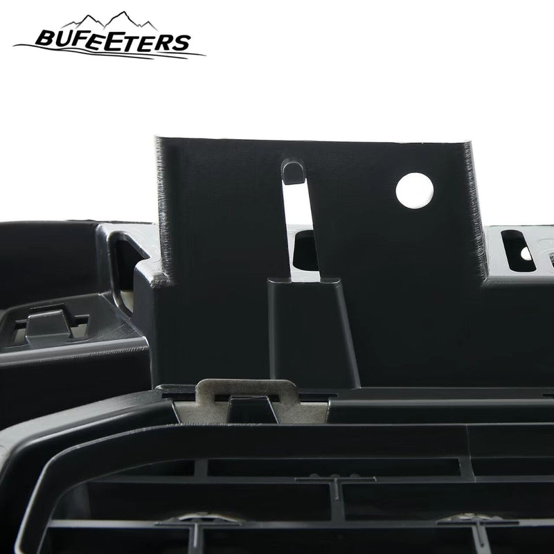 BUFEETERS Front Bumper Upper Grille Fit For 2019 2020 2021 GMC Sierra 1500,Denali Style,Gloss Black