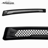 BUFEETERS Front Bumper Grille Covers Grill Overlay Fit For 2019 2020 2021 GMC Sierra 1500 SLT AT4,Factory Style,Matte Black
