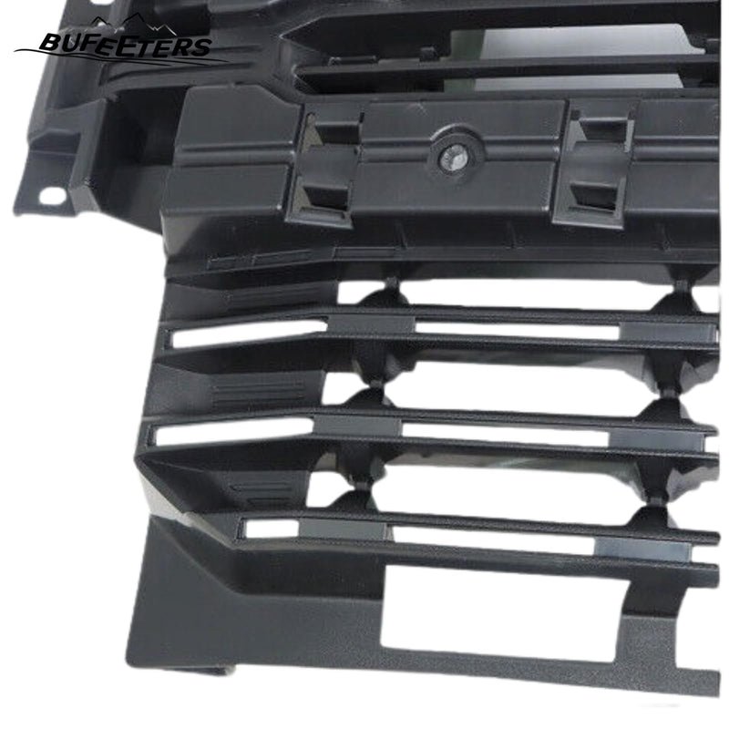 BUFEETERS Front Bumper Upper Grille Assembly Fit For 2019 2020 2021 2022 Chevy Silverado 1500,Horizontal Billet Style,Black