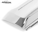 BUFEETERS  3PCS Front Upper & Center & Lower Grille Trim Fit For 2011 2012 2013 2014 Ford Edge,Factory Style,Chrome&Silver