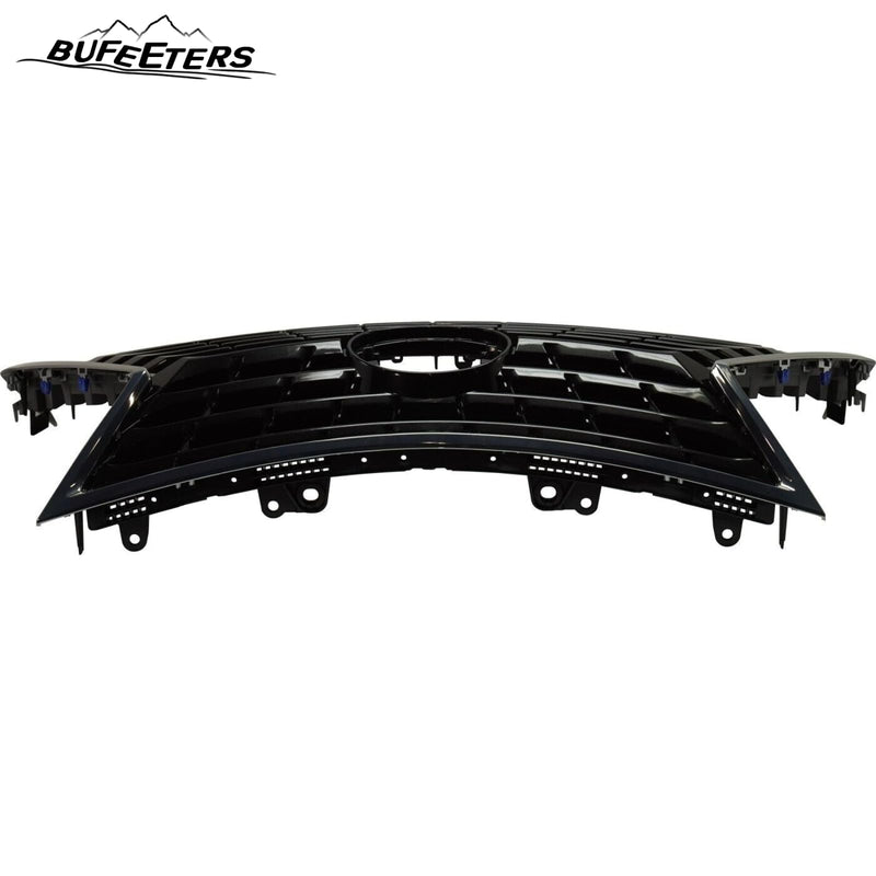 BUFEETERS  Front Bumper Grille Assembly Fit For 2018 2019 Lexus NX300h NX300,Horizontal bar insert Style,Silver Gray Shell and Black Insert