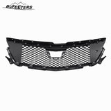 BUFEETERS  Front Bumper Upper Grille Assembly Fit For 2020 2021 2022 2023 2024 Cadillac CT4,Mesh Style,Chrome&Gloss Black