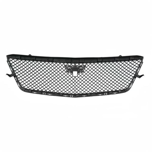 BUFEETERS  Front Upper Grille With Frame Fit For 2019 2020 Cadillac CT6,Honeycomb Style,Gloss Black