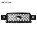 BUFEETERS  Front Radiator Grille Assembly Fit For 2018 2019 2020 Ford F-150,Honeycomb Style,Ingot Silver&Black