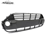 BUFEETERS Front Bumper Face Bar Upper Grille Fit For 2014 2015 2016 2017 2018 Ford Transit Connect,Factory Style,Black